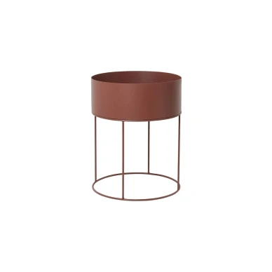 Ferm Living Plant Box - röd brun blomma stand round image