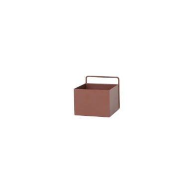 Ferm living Plant wall box Square red brown image