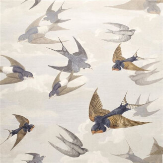 Designers Guild Chimney Swallows  tapet dawn image