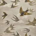 Designers Guild Chimney Swallows  tapet sepia