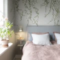 Lehtitapetti makuuhuoneeseen Aralia Sandberg 640 04