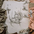 Mini Bird Master on ihastuttava lastenhuoneen juliste