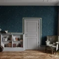 Marion tapet blå