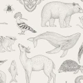 Ferm Living Animals djurtapet