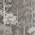 Ferm Living Trees - mörkbrun trätapet