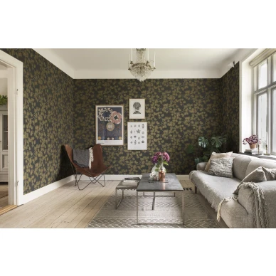 Musta olohuoneen tapetti Pine Sandbergilta 804 99 image