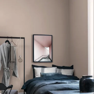 Almond yksivarinen pahkinanbeige tapetti Borastapeterilta kuva