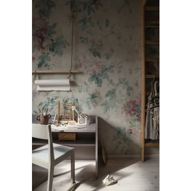 Lastenhuoneen kukkatapetti Sandbergilta Faded Passion 623 06 image