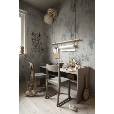 Lastenhuoneen kukkatapetti Sandbergilta pastellinvarinen kukkakuvio Faded Passion 623 16 image