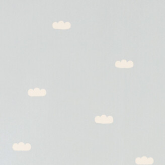 Majvillan Dreamy clouds blå tapet image