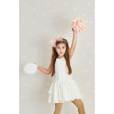 Majvillan Dreamy clouds ljusrosa tapet kuva