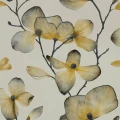 Blommingtapet Kienze Ochre/Steel