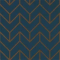 Tessellation grafisk tapet på blå bakgrund med kopper linjer