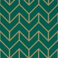Tessellation grafisk tapet på grön bakgrund med gyllene linjer