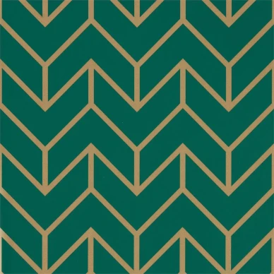 Tessellation grafisk tapet på grön bakgrund med gyllene linjer kuva