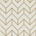 Tessellation grafisk tapet på vit bakgrund med gyllene linjer