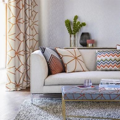 Zola Shimmer grafisk tapet i grå färg kuva