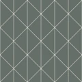 Grafisk tapeter Diamond i grön