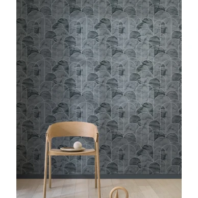 Arch tapet på svart marmor bakgrund image