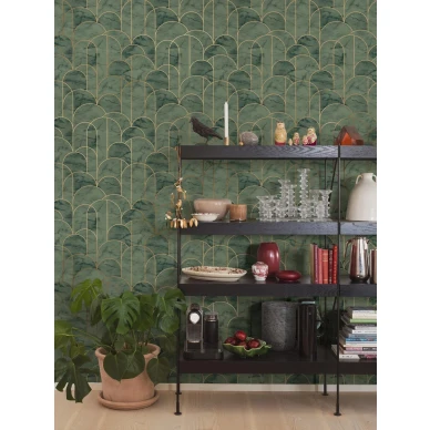 Borastapeter Arch 4751 vihrea tyohuoneen marmori tapetti image