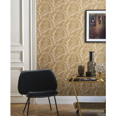 MayFair tapeter på vit bakgrund och bronsblad image