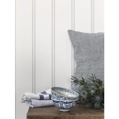 Sandudds Rand gråa randing tapet passar i alla rum i hemmet och kombineras med andra mönster image