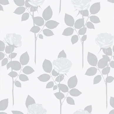 Sandudds Rose blomma tapeter med romantiska ljusgrå mönster skulle vara en bra passform för sovrummet kuva