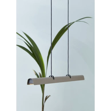 Belid Fold Pend graciös sand färg taklampa kuva