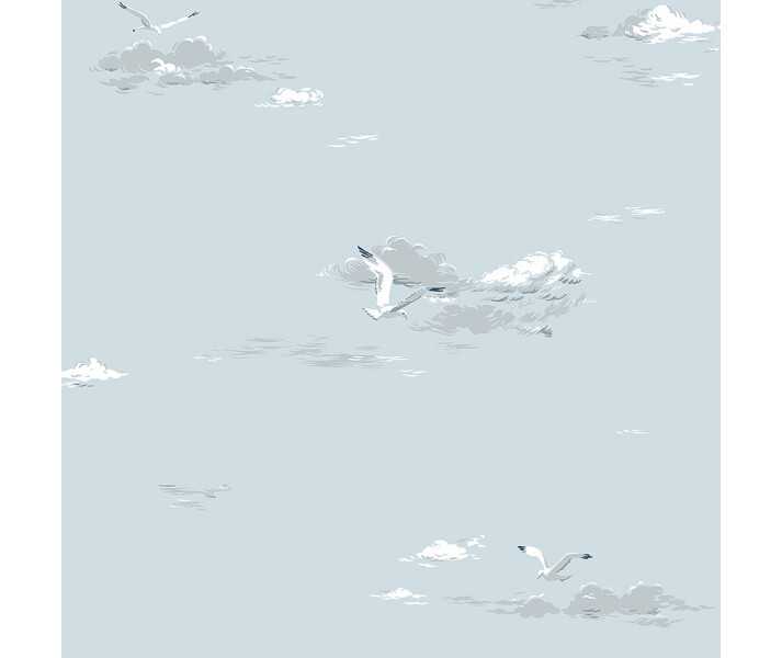 Ljusblå måsatapet Seagulls image