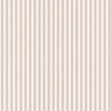 Aspö Stripe tapet på vit bakgrund och röda ränder image