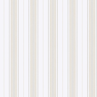 Hamnskär Stripe tapet på vit bakgrund med beige ränder kuva