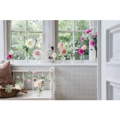 grön tät mönstrade Edvin tapet image