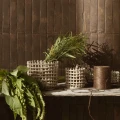 Ceramic Basket beige keramiikkaruukku Ferm Living