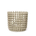 Ceramic Basket iso beige keramiikkakori Ferm Livingilta