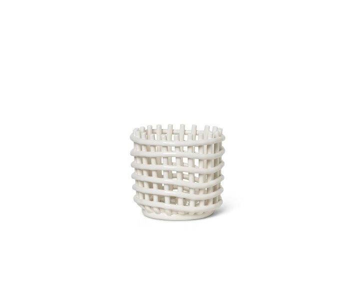 Ferm Living Ceramic basket - liten korg kuva