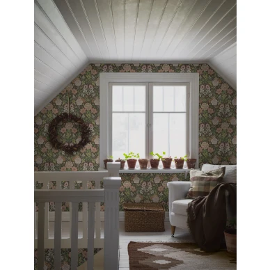 Ruskea Dahlia Garden tapetti 7693 Borastapeter image