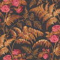 Rose musta ruskea ruusutapetti Cole Sonilta