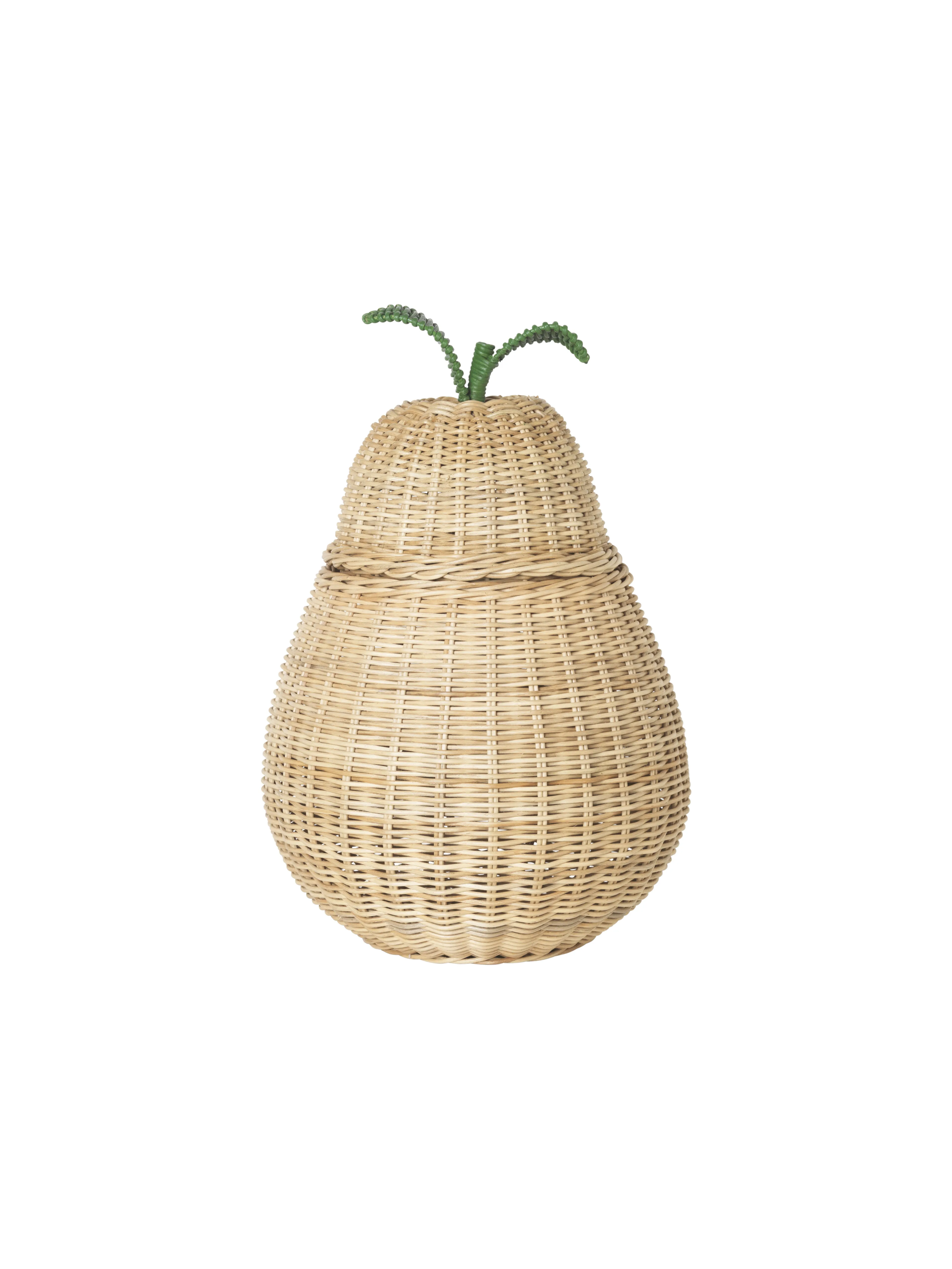 【新品未使用】MIKANU pear basket FERM LIVING: Pear Braided Storage - Small - Natural