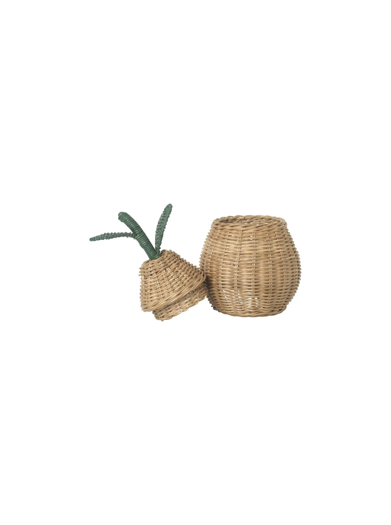 【新品未使用】MIKANU pear basket Pear Storage Basket - Natural