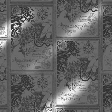 Mumindalens Karta mumintapet  image