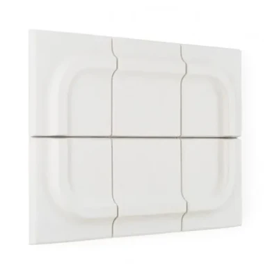 Soften Pooli kurvi -akustikpanel - vit image