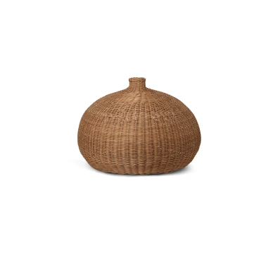 Braided Belly rottinkinen kattovalaisin Ferm Living kuva