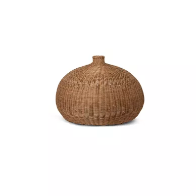 Braided Belly rottinkinen kattovalaisin Ferm Living kuva