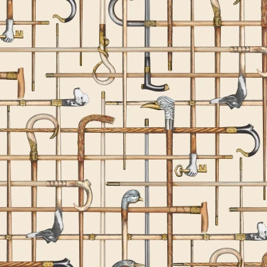 Cole & Son Bastoni tapet cream kuva