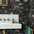 Cole & Son Mediterranea tapet Charcoal
