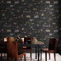 Cole & Son Mediterranea tapet Charcoal