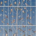 Uccelli sininen lintutapetti Cole et Sonilta 114 11023 koko kuvio