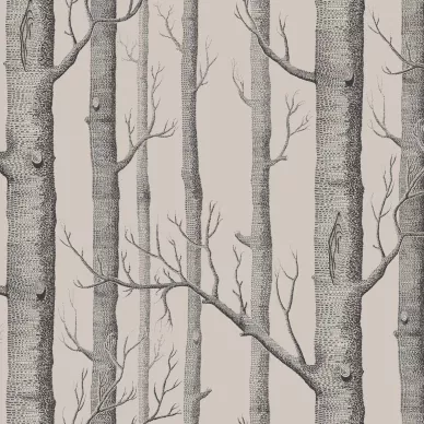 Cole & Son Woods tapet beige-grå image