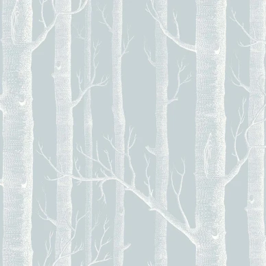 Cole & Son Woods trädtapet blåvit kuva