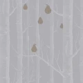 Cole & Son Woods & Pears trädtapet lilac grey/silver/bronze